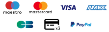 cartes acceptées